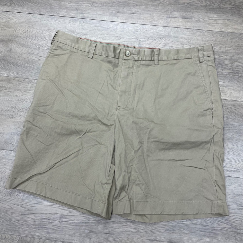 Southern Tide Chino Shorts Mens 40 Tan Khaki Cotton Stretch Flat Front